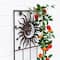 Glitzhome® 48" Painted Metal Sun Garden Trellis Stakes